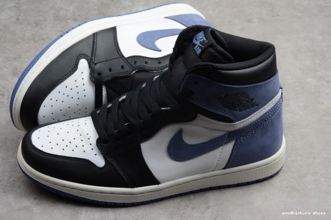 Cheap Blue Retro 1 OG Air Jordan 555088-115 Moon High 0629